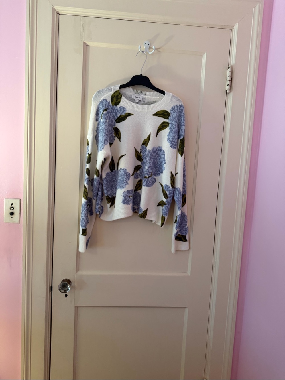 Hyacinth Sweater Womens with White Background